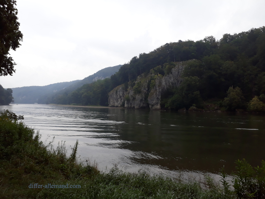 [La Danube à l'endroit 'Donaudurchbruch']